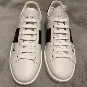 Gucci Women's White Trainers(SIZE 38 = 8 US)